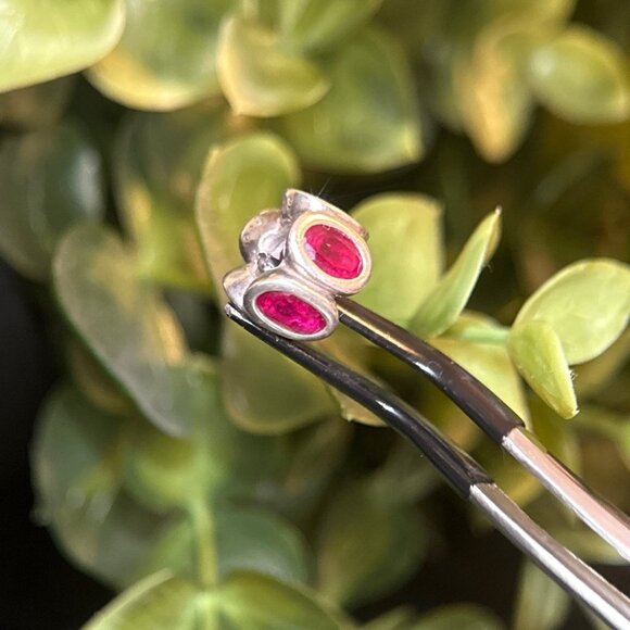 Pandora Fuchsia Pink Cz Oval Lights Charm - Picture 4 of 5